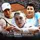 Три српска тенисера на теренима у Риму, Међедовићнадиграо Попирина