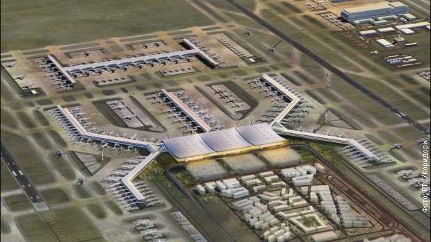 Изградња највећег аеродрома на свету у Истанбулу