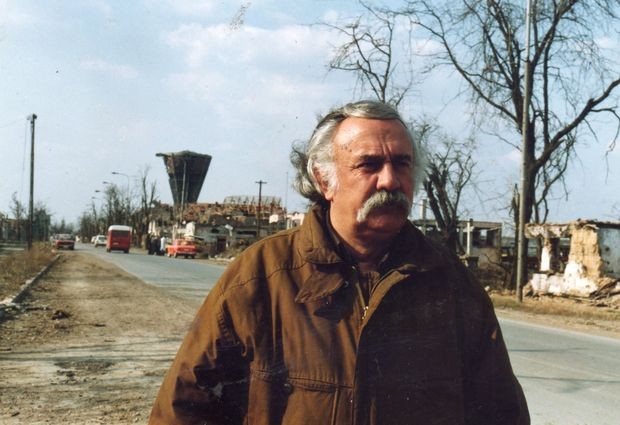 Живојин Павловић на снимању филма 