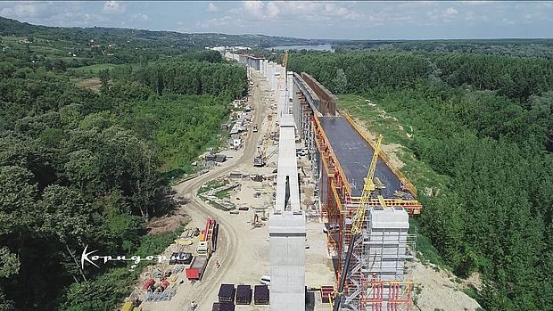 Изградња железничког вијадукта