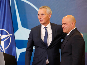 Столтенберг у Скопљу: НАТО не види никакву војну претњу из Русије