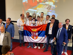 Шахисти Србије освојили златну медаљу на Европском првенству у Будви