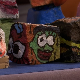Сомборски уметници деци - осликали коцке калдрме за лечење мале Емили 