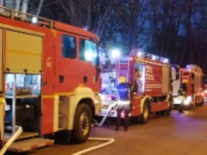 Пожар код Аутокоманде, гашење у току