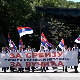 Група Срба са КиМ кренула пешице на скуп подршке председнику Вучићу