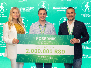 Generator ZERO 2023 – за победничко решење "Фрагмент плоче" уручена два милиона динара