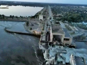 Катастрофа након рушења бране на Дњепру – водена претња за људе, биљке, животиње, земљиште и имовину