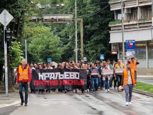 Протести "Србија против насиља" у Сомбору, Ваљеву и Краљеву