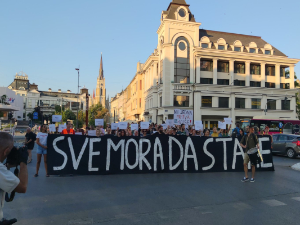 Протест "Србија против насиља", шетње и блокаде саобраћаја у више градова