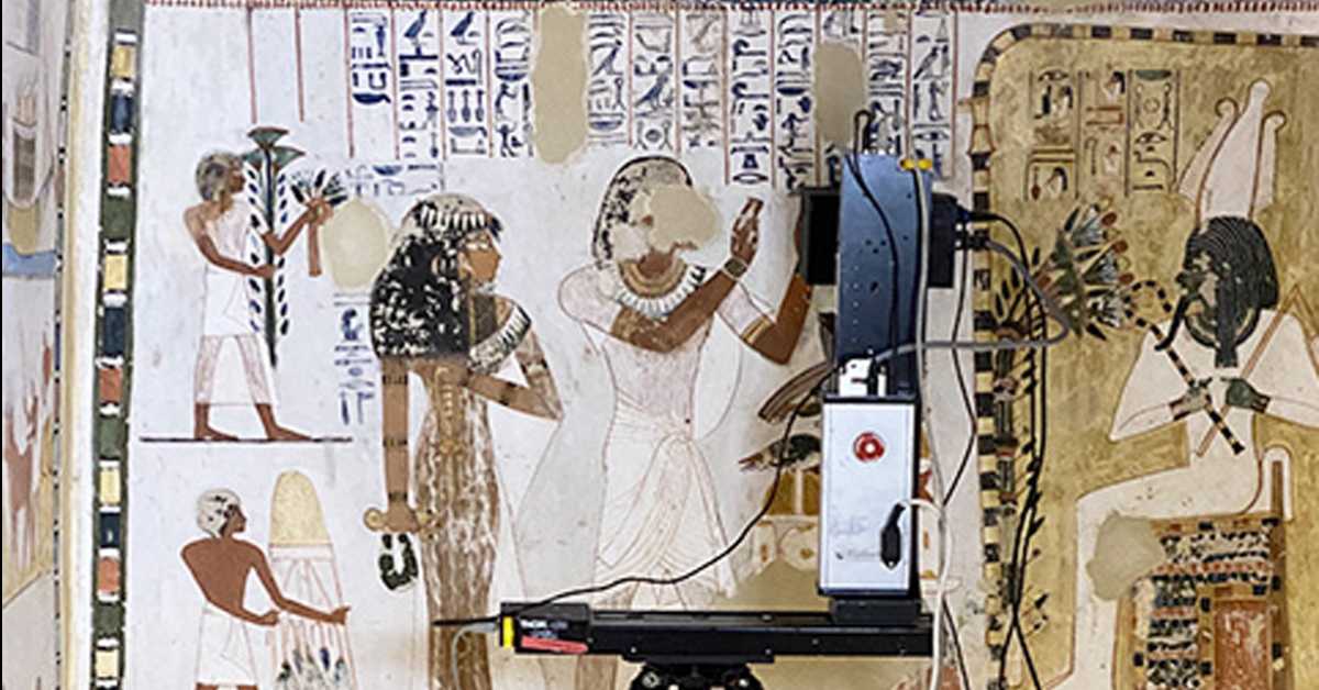 Египтолози открили занимљиве детаље на гробним фрескама помоћу преносивих рендгенских инструмената