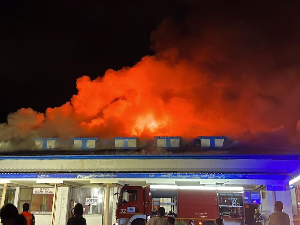 Велики пожар на железничкој станици у Бору