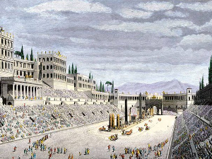 Нероново позориште је заиста постојало поред Тибра – откопани стубови, позлаћени гипс, грнчарија, пехари...