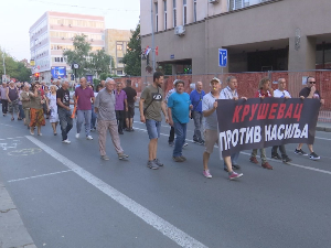 Протести "Србија против насиља" у Крушевцу и  Ваљеву