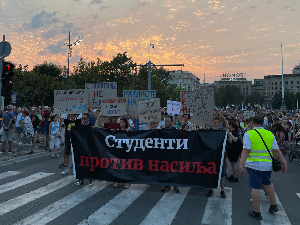 "Србија против насиља" шеснаести пут у Београду, тема протеста просвета