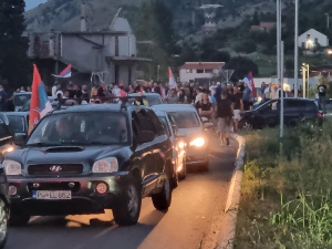 Црна Гора, грађани у ауто-колонама протестовали поводом формирања нове владе