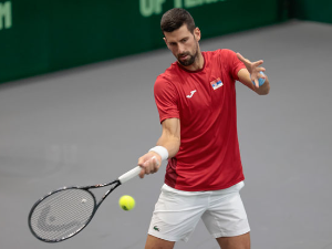 Ђоковић тренирао са репрезентацијом пред меч са Шпанијом у Дејвис купу