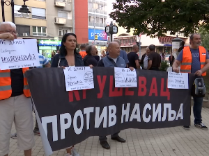 Протести у Крушевцу и Ваљеву