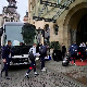 Фудбалери Звезде стигли у Лајпциг, полицијска пратња до хотела