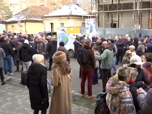 Протест "Не дамо Јадар" у Лозници