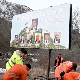 Приштина уклонила билборд са ликом Вучића, Ђоковића, Путина