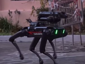 Саета - први пас робот у италијанским карабинијерима