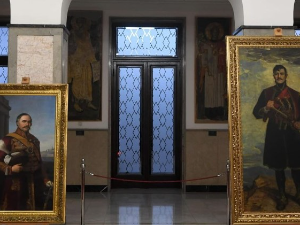 У Председништву први пут изложене заједно слике Карађорђа и Кнеза Милоша Обреновића