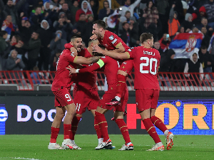 Фудбалери Србије против Швајцарске, Шпаније и Данске у Лиги нација