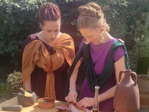 Археокухиња	: Римска свадбена трпеза