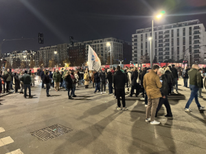 Протест у Београду на води због рушења Старог савског моста