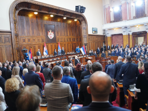 Наставак конститутивне седнице Скупштине Србије у понедељак,  на дневном реду избор председника 