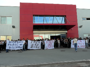 Штрајк радника у "Јури" у Лесковцу