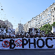 Протестни кортео навијача Партизана - траже се оставке клупских функционера и распуштање органа 