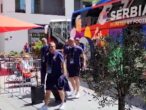 Фудбалери Србије стигли у Минхен пред утакмицу са Словенијом