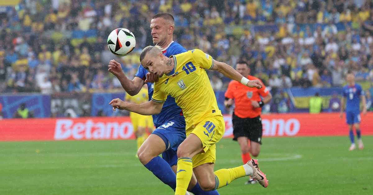 Украјина победом против Словачке закомпликовала ситуацију у групи Е