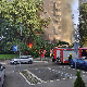 Пожар у кафићу у Маршала Толбухина на Новом Београду, ватра захватила стан на првом спрату