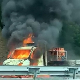 Запалио се камион са плинским боцама на путу Крагујевац–Баточина
