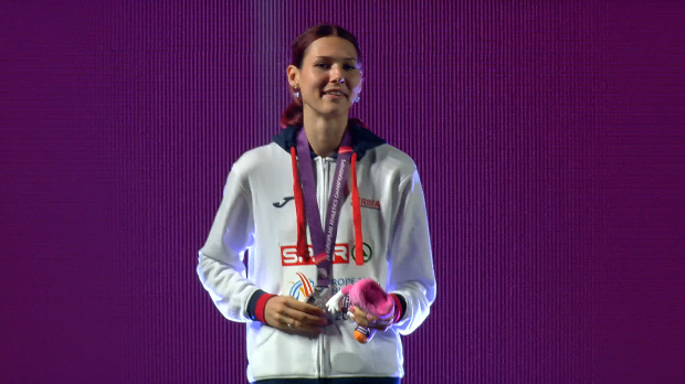 Сребро око врата Ангелине Топић - прва медаља за Србију на Европском првенству