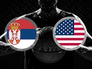 Кошарка: Србија - САД, припремна утакмица