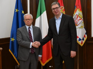 Вучић са Тремонтијем: Србија цени подршку Италије ка нашем чланству у ЕУ