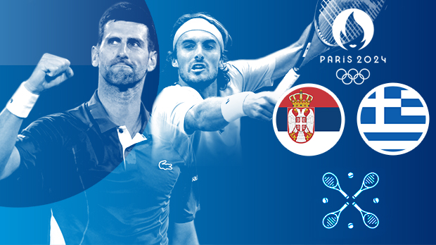 ЛОИ 2024 - Тенис: Новак Ђоковић - Стефанос Циципас, четвртфинале