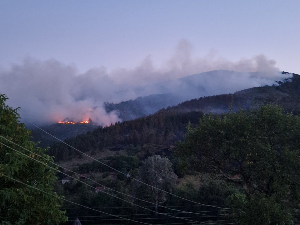 Угашен пожар на Голији изнад манастира Градац