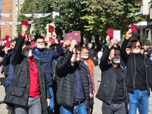 Протестна шетња студената у Северној Митровици