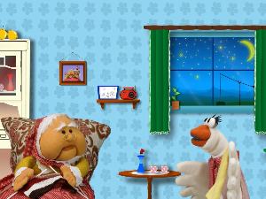 Гуска Барбара и њена бака Ката: Киша од переца