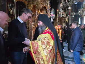 Вучић на Светој Гори:  Хиландар је слика српске снаге, моћи и борбе за опстанак