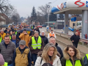 Протестни скуп у Вршцу 