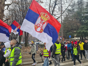 Почео петодневни студентски марш из Чачка ка Нишу, кренули и бициклисти, блокаде раскрсница ка Новом Саду