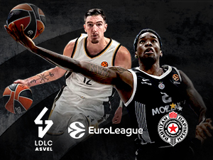 Партизан у Француској - Асвел препрека ка другој узастопној победи у Евролиги