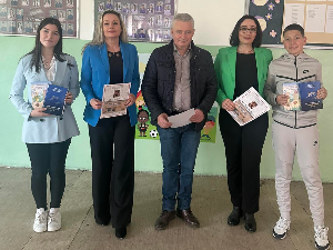 Чланови Удружења српских писаца Швајцарске у посети школи "Свети Сава" у Модричи