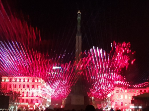 Разгледница са Фестивала светлости у Риги