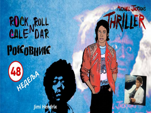 Роковник, 24. - 30. новембар: Објављен је албум ”Трилер” од Мајкла Џексона